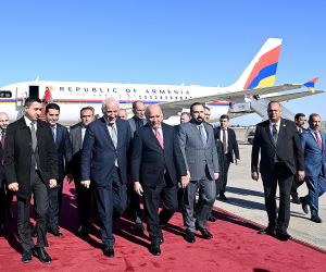 Armenian President in Iraq for Talks