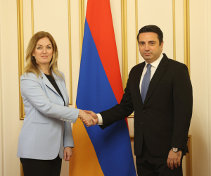 Armenian Parliament Speaker, U.N. Official Discuss Regional Security