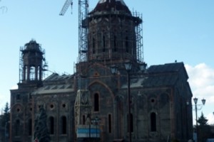 Blaze Causes Damage to Gyumri Church Support Beams
