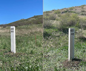 На границе Армении и Азербайджана установлено 28 пограничных столбов