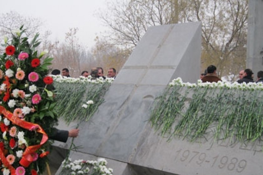В Армении почтили память Героев Афганской войны