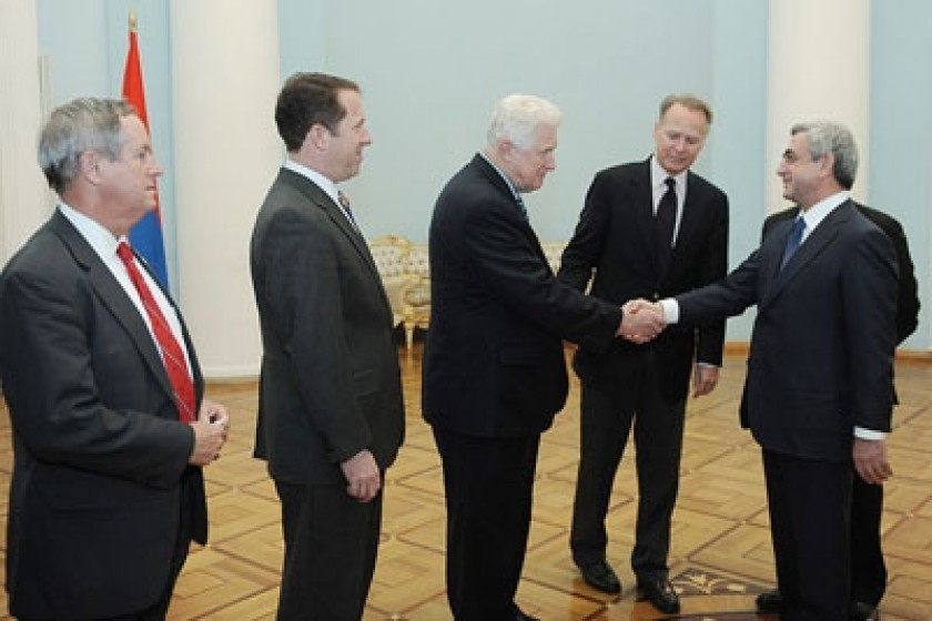 U.S. Congressmen Visit Armenia; Call for Free and Fair Election