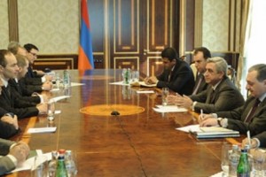 Նախագահն ընդունել է Եվրախորհրդարանի պատվիրակներին