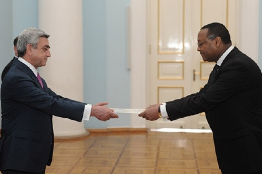 Ethiopian Ambassador Presents Credentials