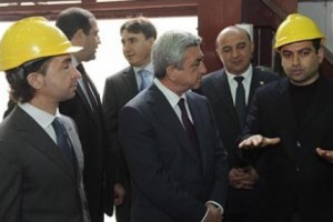 Սերժ Սարգսյանն այցելել է Ագարակի և Զանգեզուրի պղնձամոլիբդենային կոմբինատներ