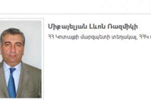 Kotayk Deputy Governor Arrested for Pocketing $95 Bribe
