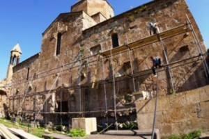Սկսվել են Օձունի տաճարի վերականգնման աշխատանքները