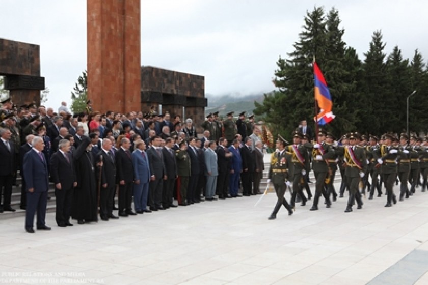 ԱԺ պատվիրակությունը մասնակցեց ԼՂՀ անկախության հռչակմանը նվիրված 
միջոցառումներին