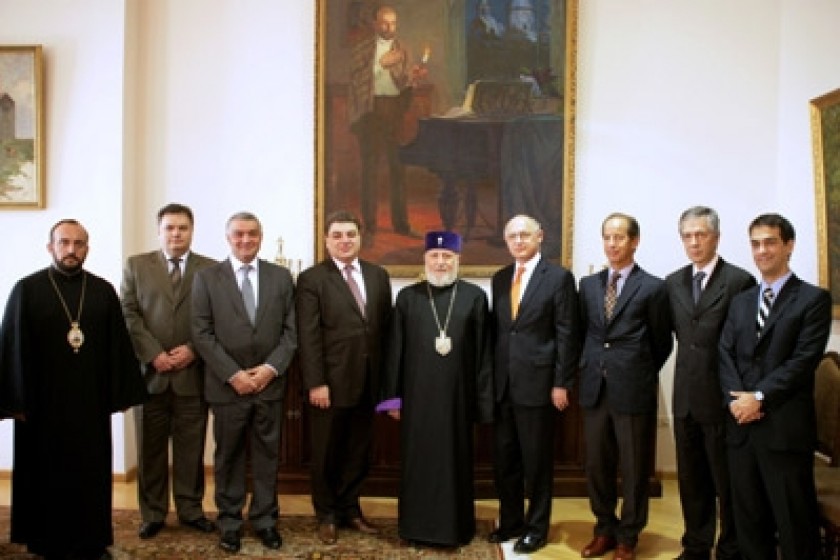 Ամենայն հայոց կաթողիկոսն ընդունեց Արգենտինայի արտաքին գործերի նախարարին