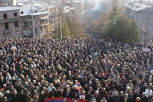 March 1st Rally Kicks Off in Yerevan