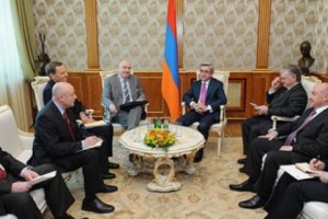 Ս. Սարգսյանն ընդունել է ԵԱՀԿ Մինսկի խմբի համանախագահներին
