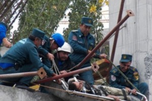 Yerevan Building Collapses Injuring at Least 7 Workers