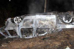 Ավտոմեքենան շրջվել ու հրդեհվել է. 1 զոհ, 4 վիրավոր