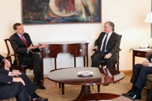 Է. Նալբանդյանն ընդունեց ԵԱՀԿ Մինսկի խմբի համանախագահներին
