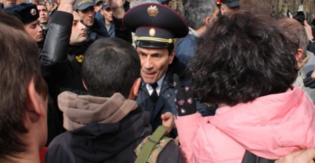 Protesters to OSCE Election Observers: "Leave Armenia Now!"