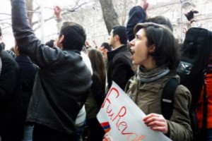 Students Stage 2nd Day of Walk-Outs: Not All Agree