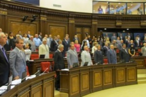 Armenian MPs Observe One Minute of Silence