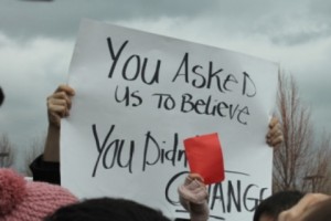 Акция протеста перед посольством США в Ереване: «Вы поздравили фальшивого президента» (фото)