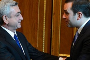 Սերժ Սարգսյանն ընդունել է Վրաստանի պաշտպանության նախարար Իրակլի Ալասանիային