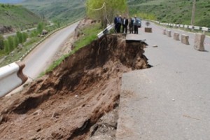Փլուզում` Գետափ-Մարտունի ճանապարհահատվածում