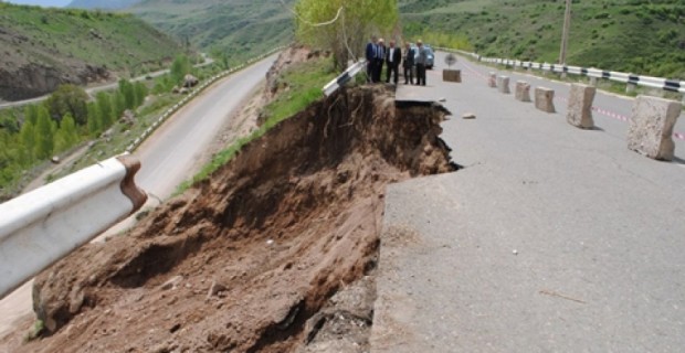 Փլուզում` Գետափ-Մարտունի ճանապարհահատվածում