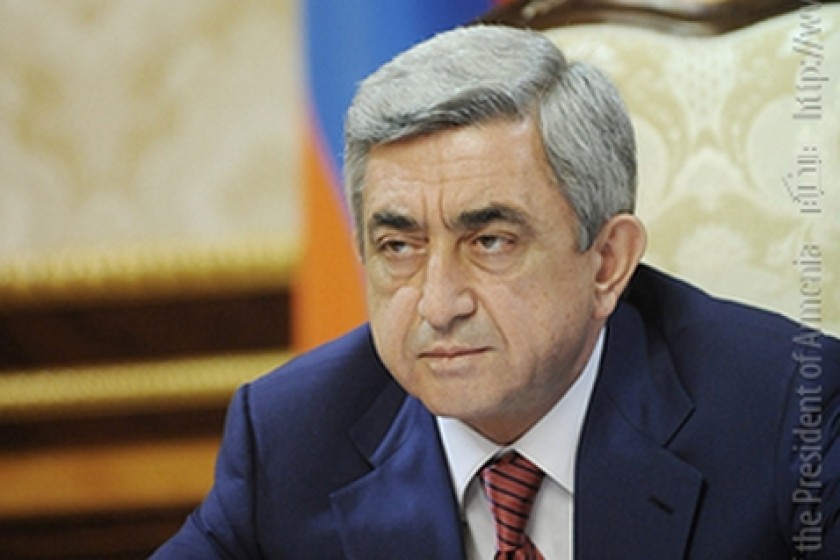 Sargsyan Confers with Church Heads on Syria