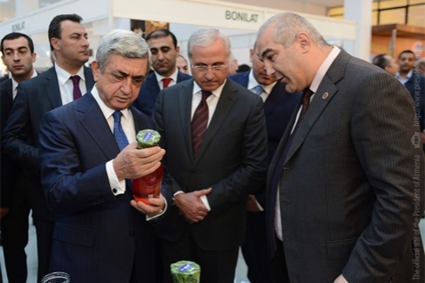 Նախագահը մասնակցել է «Արմպրոդէքսպո» ցուցահանդեսի բացմանը