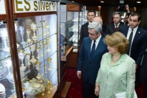 Նախագահը ներկա է գտնվել «Երևան շոու-2013» ոսկերչական միջազգային ցուցահանդեսի բացմանը