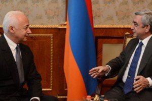 Նախագահն ընդունել է աշխարհահռչակ դիրիժոր, ջութակահար Վլադիմիր Սպիվակովին