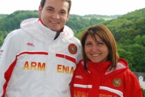 Husband and WifeTake Aim at Plzen Shooting Competition
