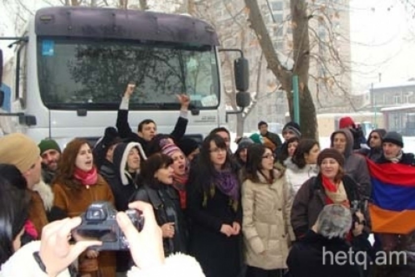 Yerevan Activists in Solidarity with Tbilisi Park Defenders