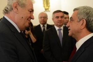 Հայաստանի և Չեխիայի նախագահները Պրահայում մասնակցել են հայ-չեխական գործարար 
համաժողովին