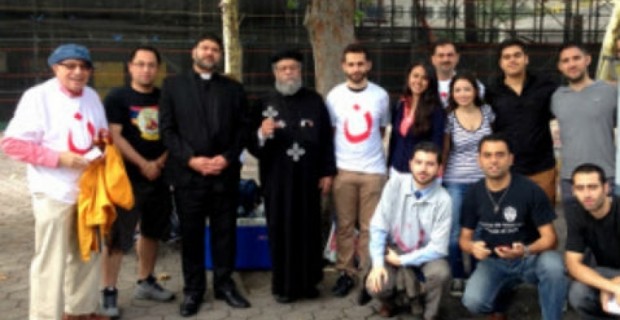 Stop the Violence in Syria and Iraq - Armenians, Assyrians Protest at United Nations