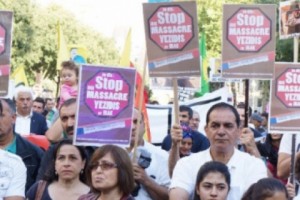 Armenians of France Protest Persecution of Iraqi Yezidis
