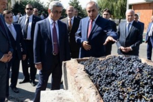 Սերժ Սարգսյանն այցելել է Արմավիրի մարզ
