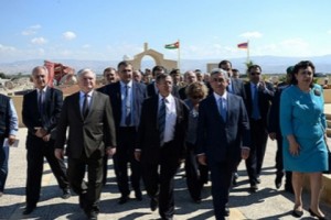 Armenian President Has "Spiritual Moment" at River Jordan