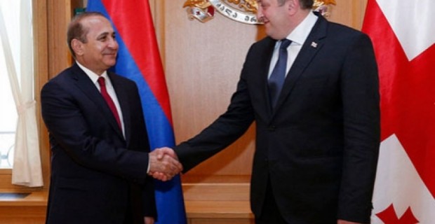 Հովիկ Աբրահամյանը հանդիպել է Վրաստանի նախագահին