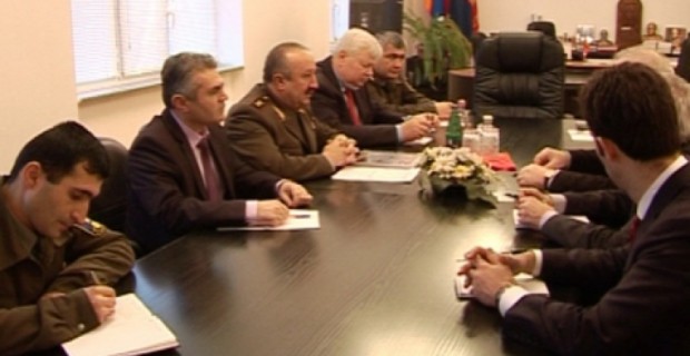Artsakh Defense Minister and Minsk Group Co-Chairs Meet in Stepanakert