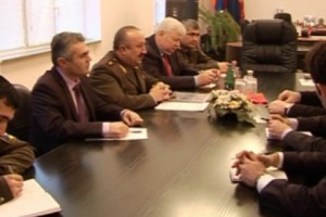Artsakh Defense Minister and Minsk Group Co-Chairs Meet in Stepanakert