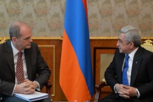Սերժ Սարգսյանն ընդունել է Արժույթի միջազգային հիմնադրամի հայաստանյան 
առաքելության ղեկավար Մարկ Հորթոնին