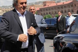 Միշել Պլատինին ժամանեց Հայաստան