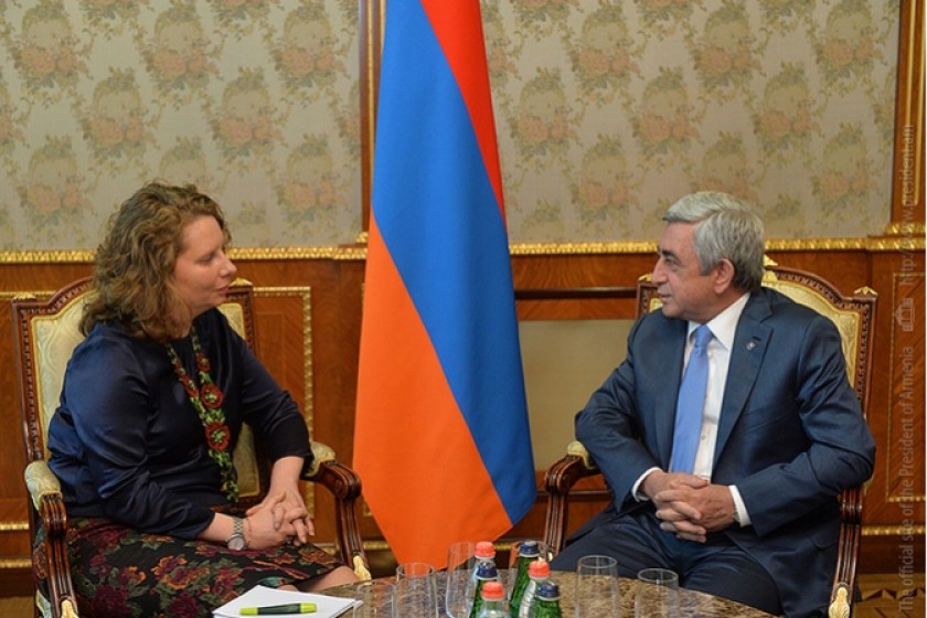Sargsyan to New CoE Armenia Head: 'We've made progress'