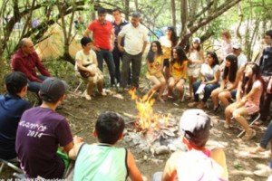 Artsakh President Visits Sports Camp