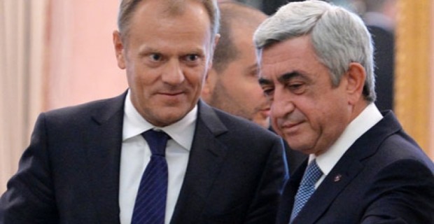 Президент Серж Саргсян принял Председателя Европейского совета Дональда Туска