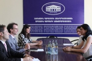 Встреча заместителя министра иностранных дел НКР с представителями МККК