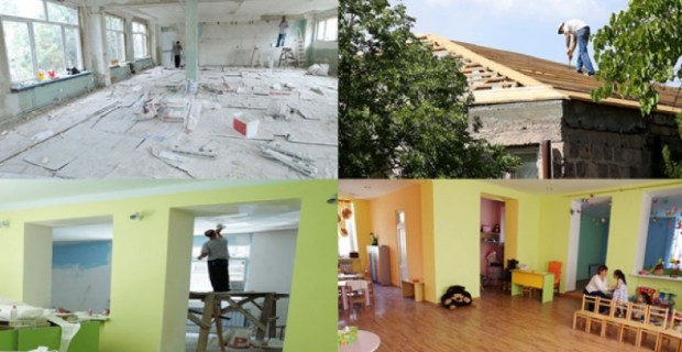 Վերանորոգման աշխատանքներ՝ Երևանի  31 մանկապարտեզներում