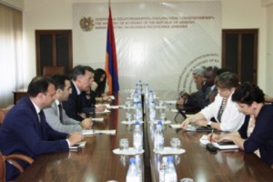 Էկոնոմիկայի նախարարն ընդունել է Համաշխարհային Բանկի Հարավային Կովկասի տարածաշրջանի գծով նորանշանակ տնօրենին