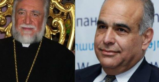 Раффи Ованнисян в Ливане: встреча с Киликийским католикосом Арамом I-ым
