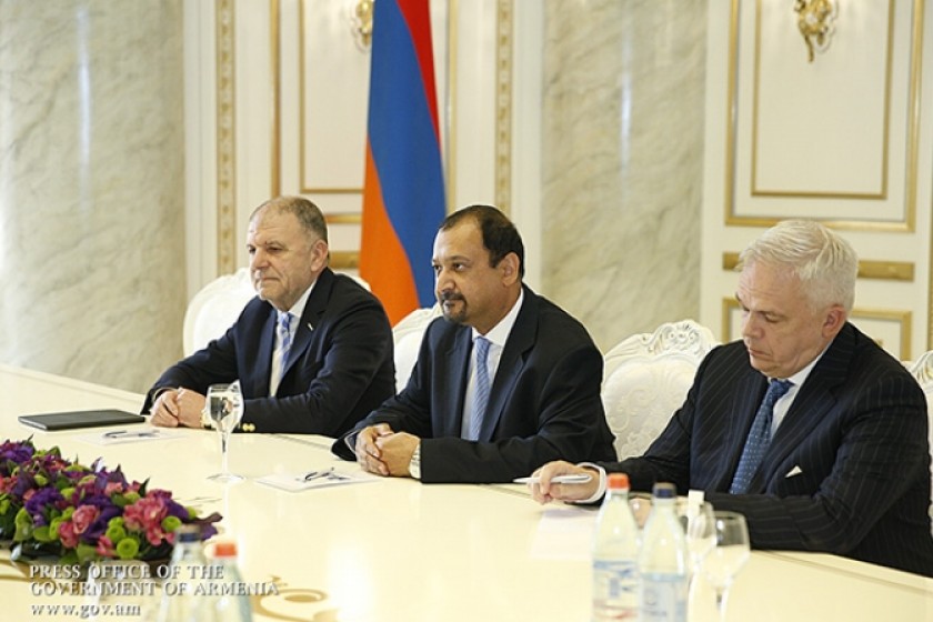 Armenian PM Hosts Zohal Construction Company Reps from UAE