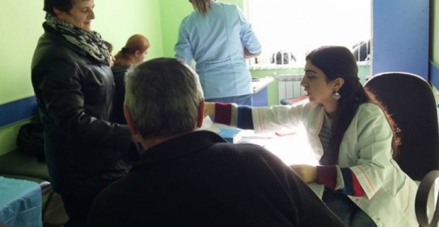 Yerevan State Medical University Students Conduct Free Medical Exams in Berd